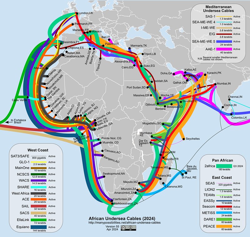 Undersea cables (April 2024)