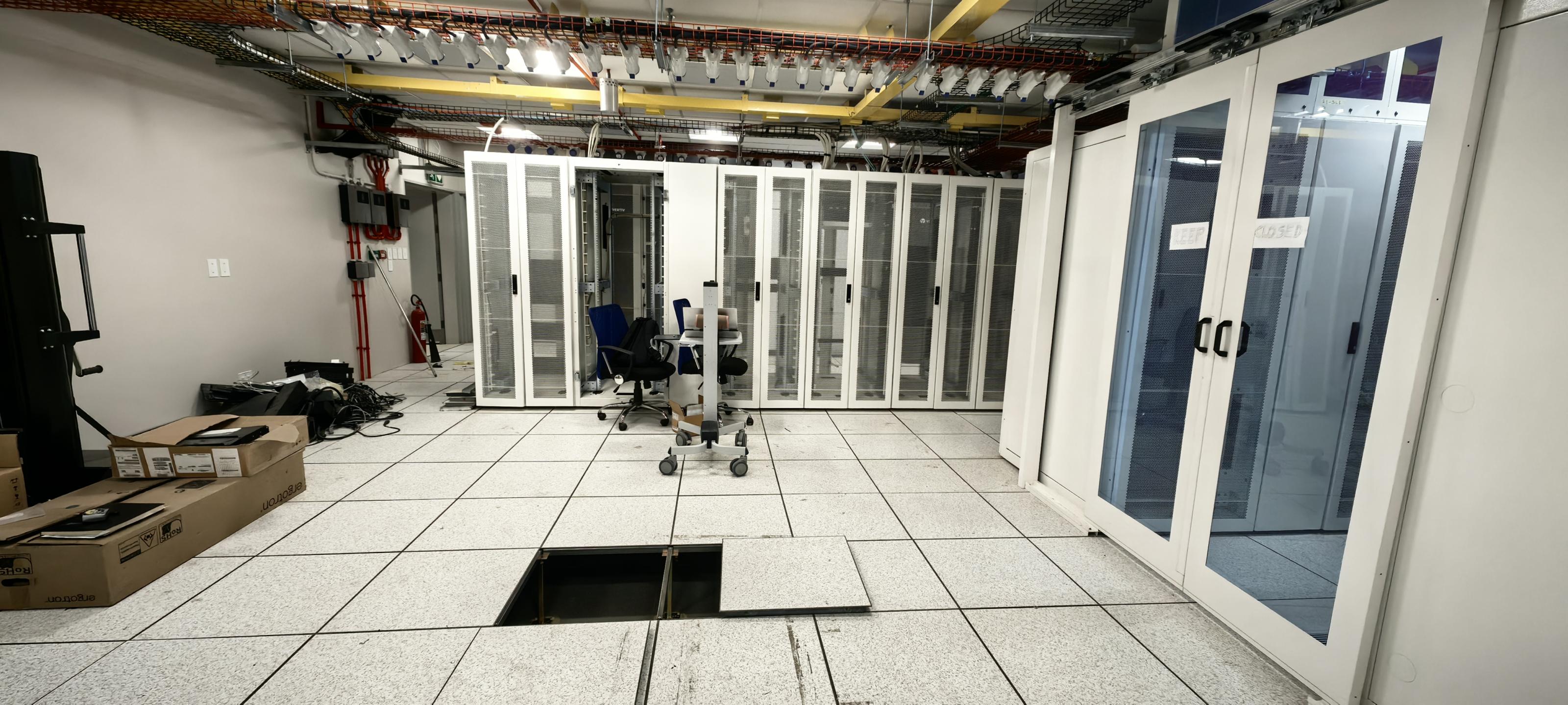 Data centre white space awaiting equipment