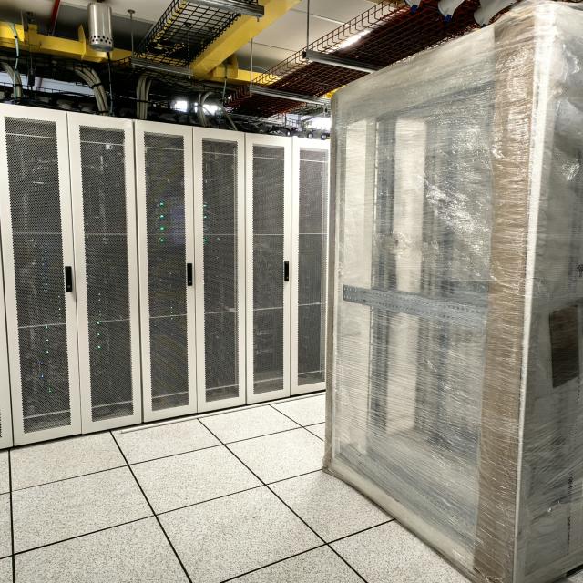 New racks in the data centre